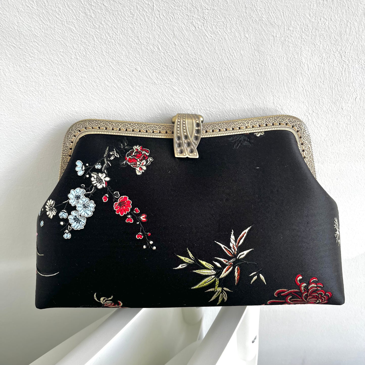 Kopertówka jedwabna Kwiatki 21026