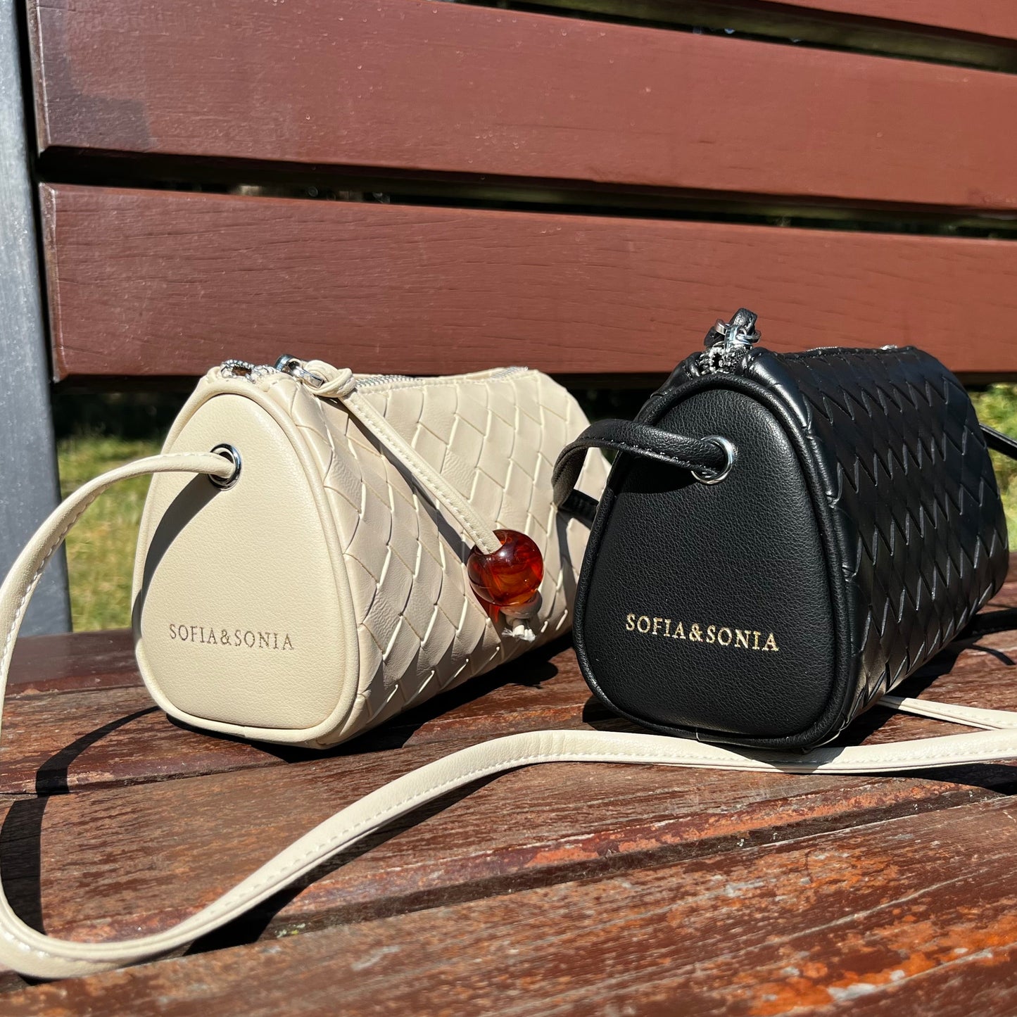 Torebka Cylinder beżowa