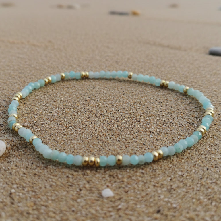 Bransoletka na gumce Turmalin