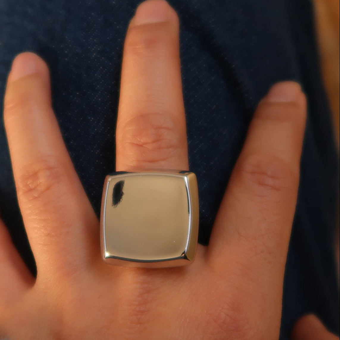 Pierścionek kwadrat