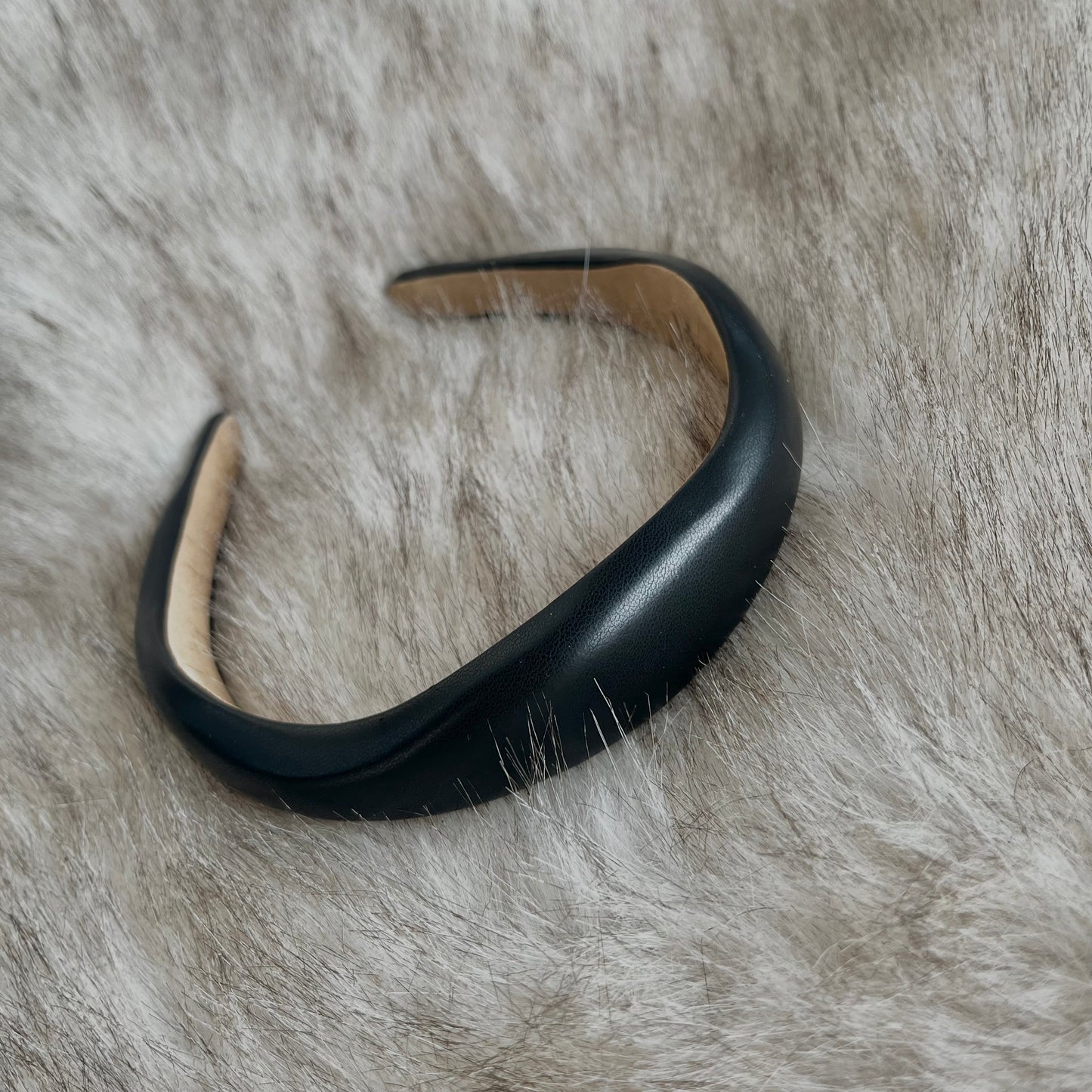 Eco leather hair band