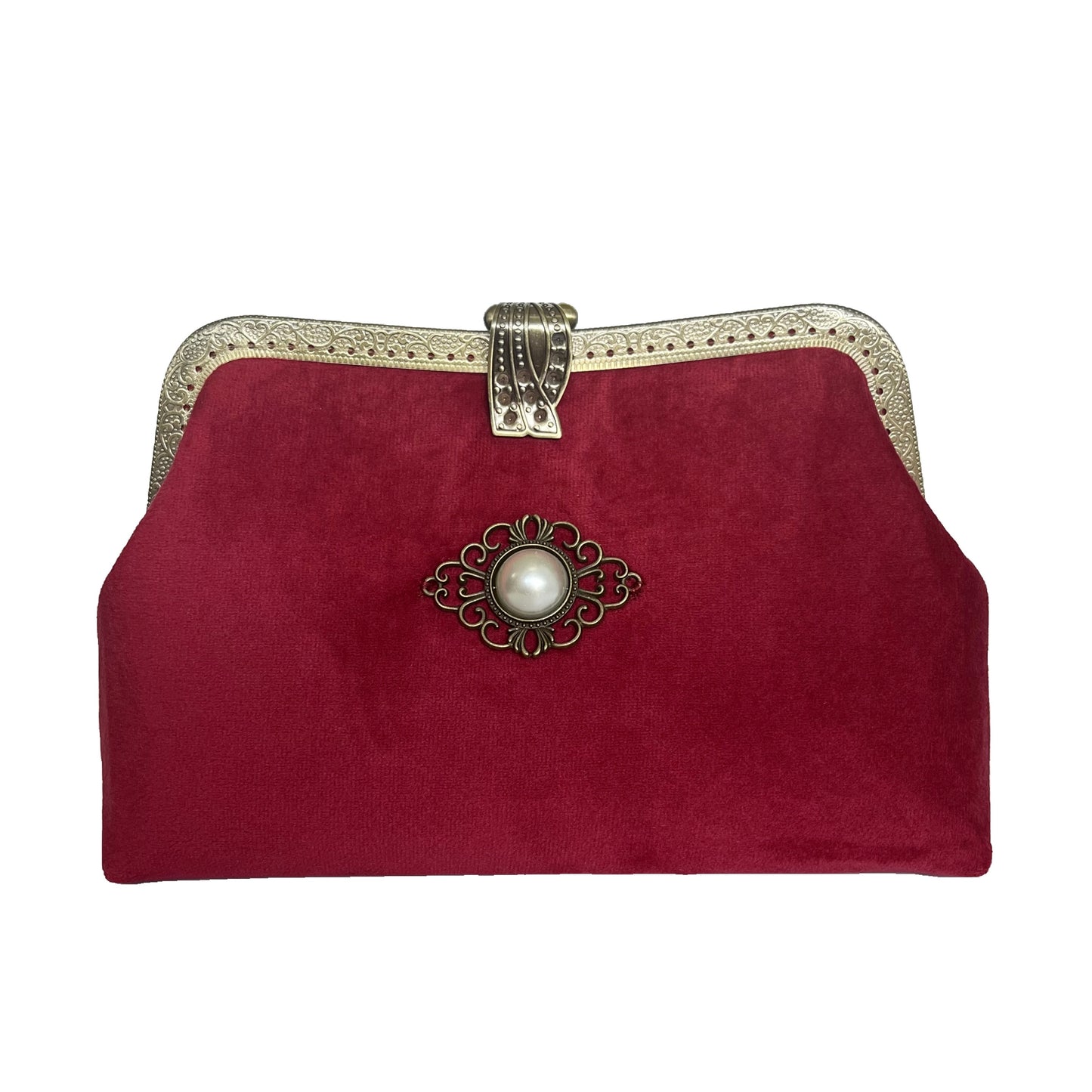 Clutch aus Velours