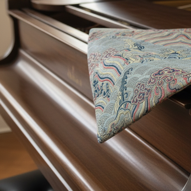 Milky Sea Abyss Seiden-Clutch