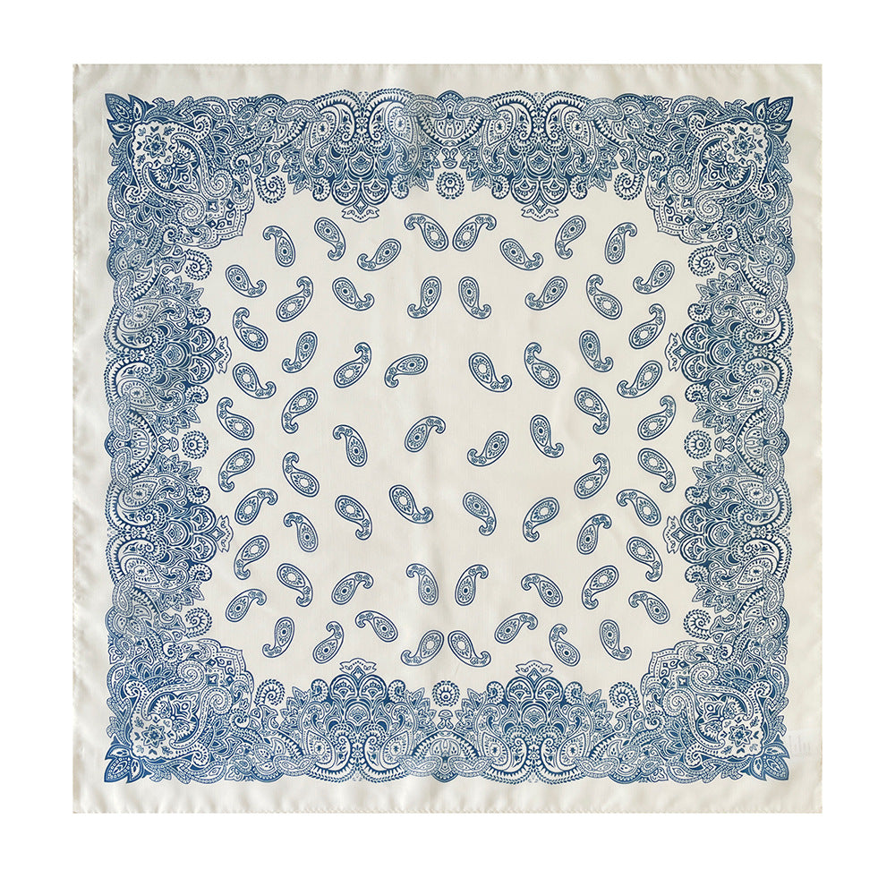 Chusta bawełniana z jedwabiem