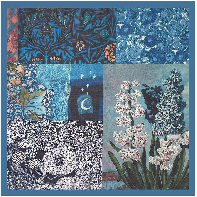 Chusta bawełniana z jedwabiem