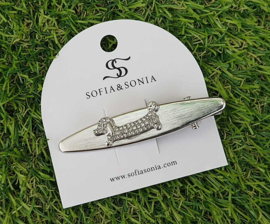 Spinka do włosów metalowa