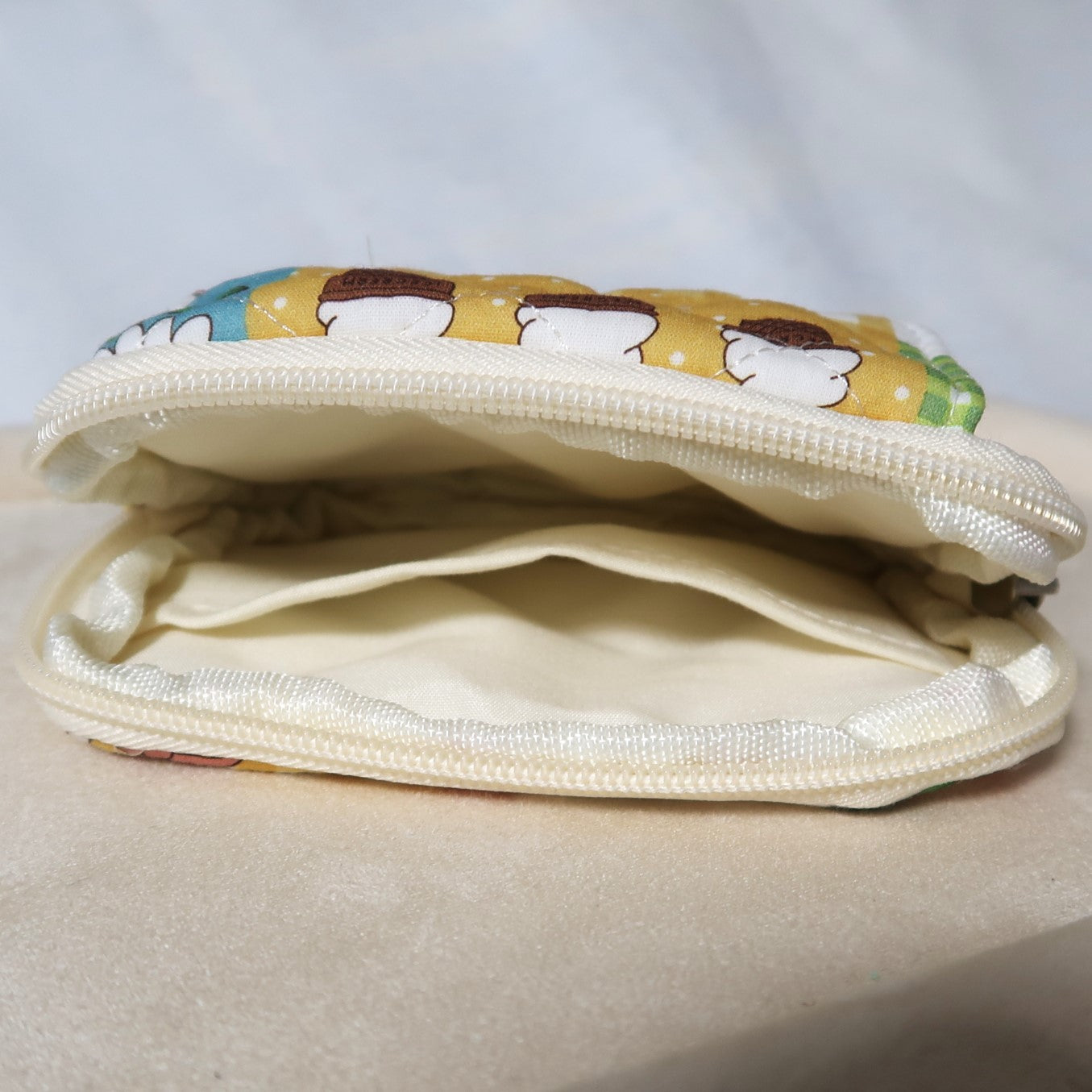 Portfel materiałowy pikowany