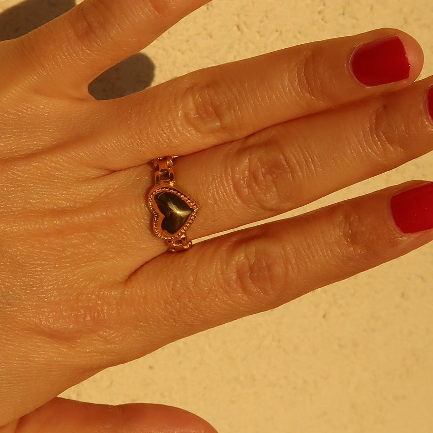 Pierścionek serduszko