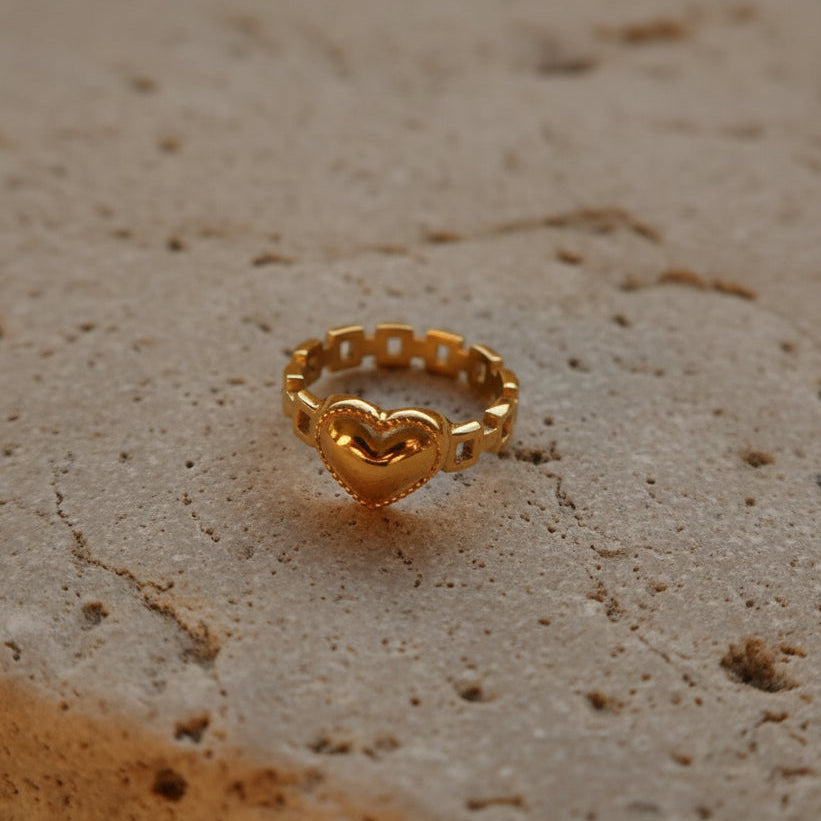 Pierścionek serduszko