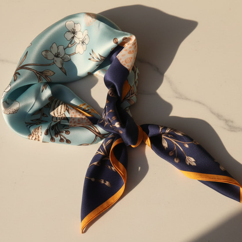 Blue Lotus Scarf