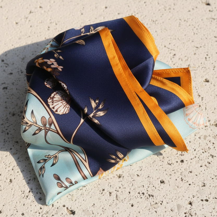 Blue Lotus Scarf