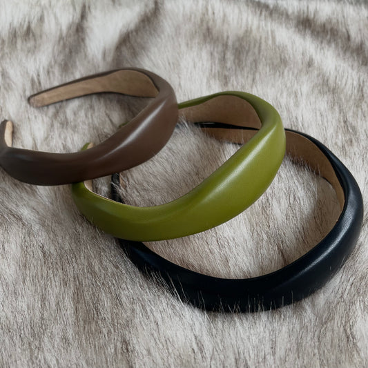 Eco leather hair band
