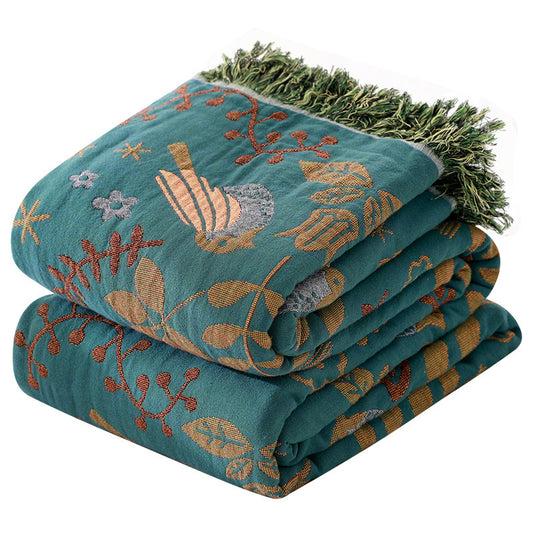 Double-sided Birds bedspread