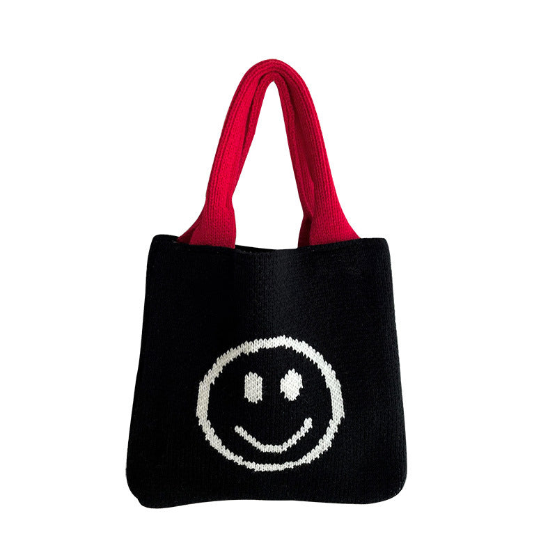 Bag with a smiling face