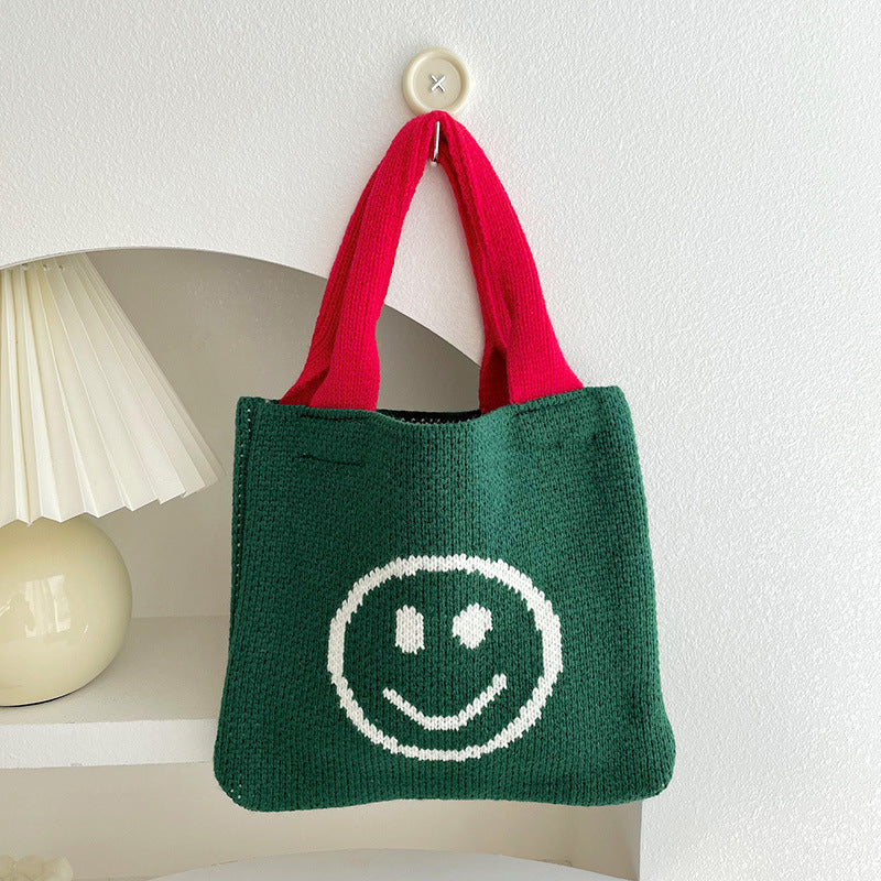 Bag with a smiling face