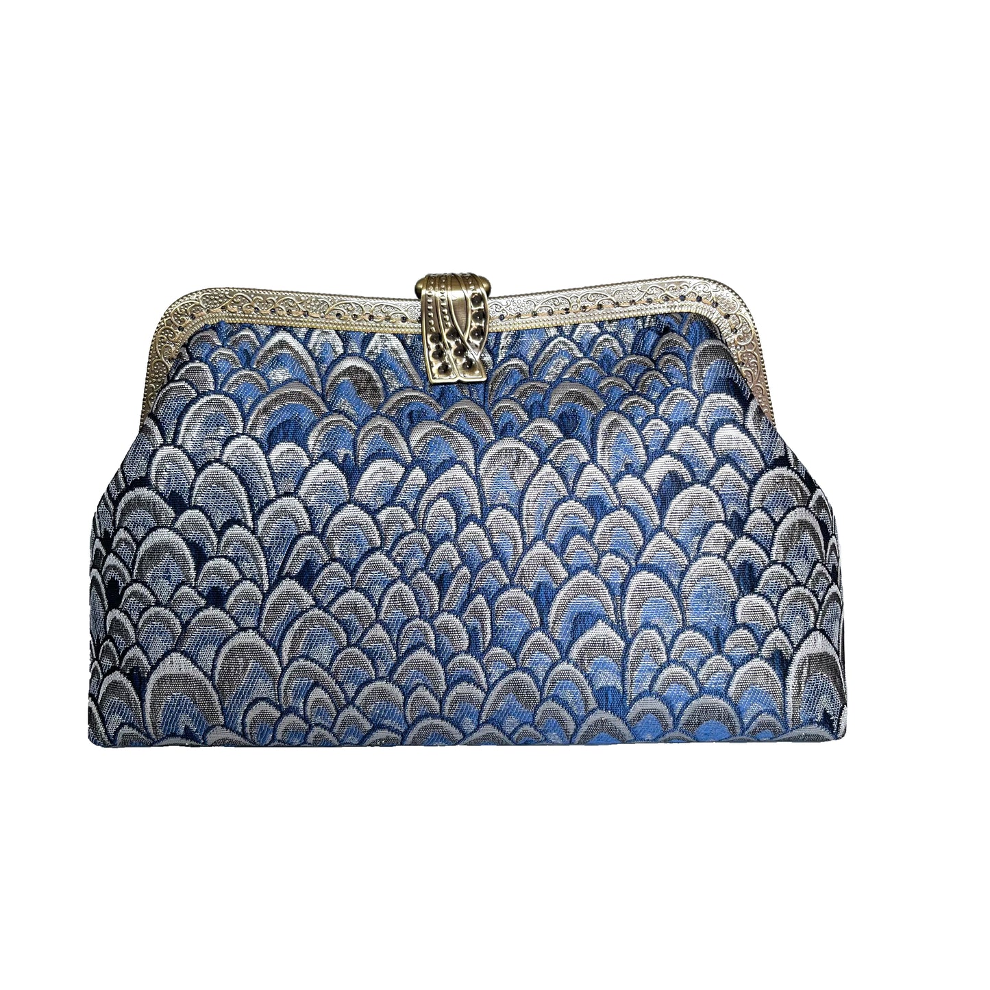 Clutch mit Farbverlauf (blau)