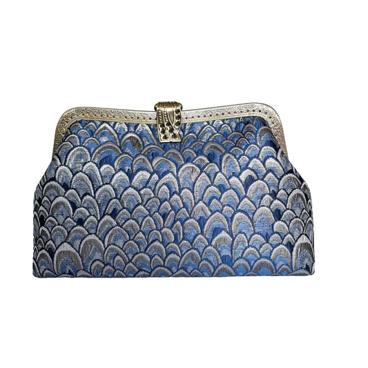 Gradient clutch bag (blue)