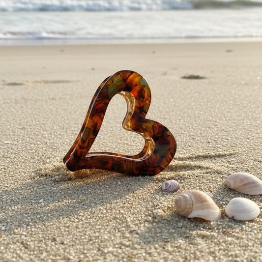 Klamra do włosów serduszko